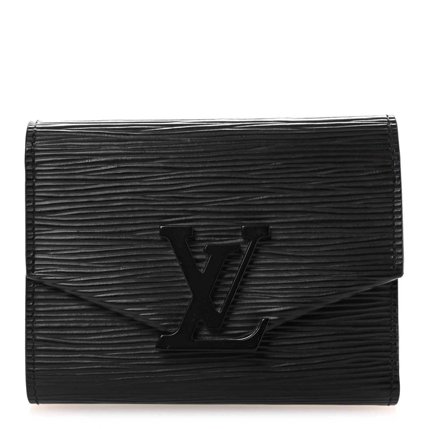 Louis Vuitton Epi Grenelle Compact Wallet Black