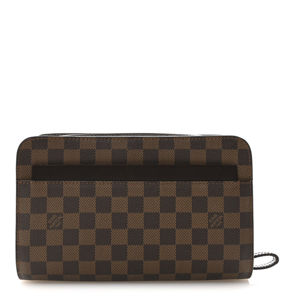 Louis Vuitton Damier Ebene Pochette Saint Louis Clutch