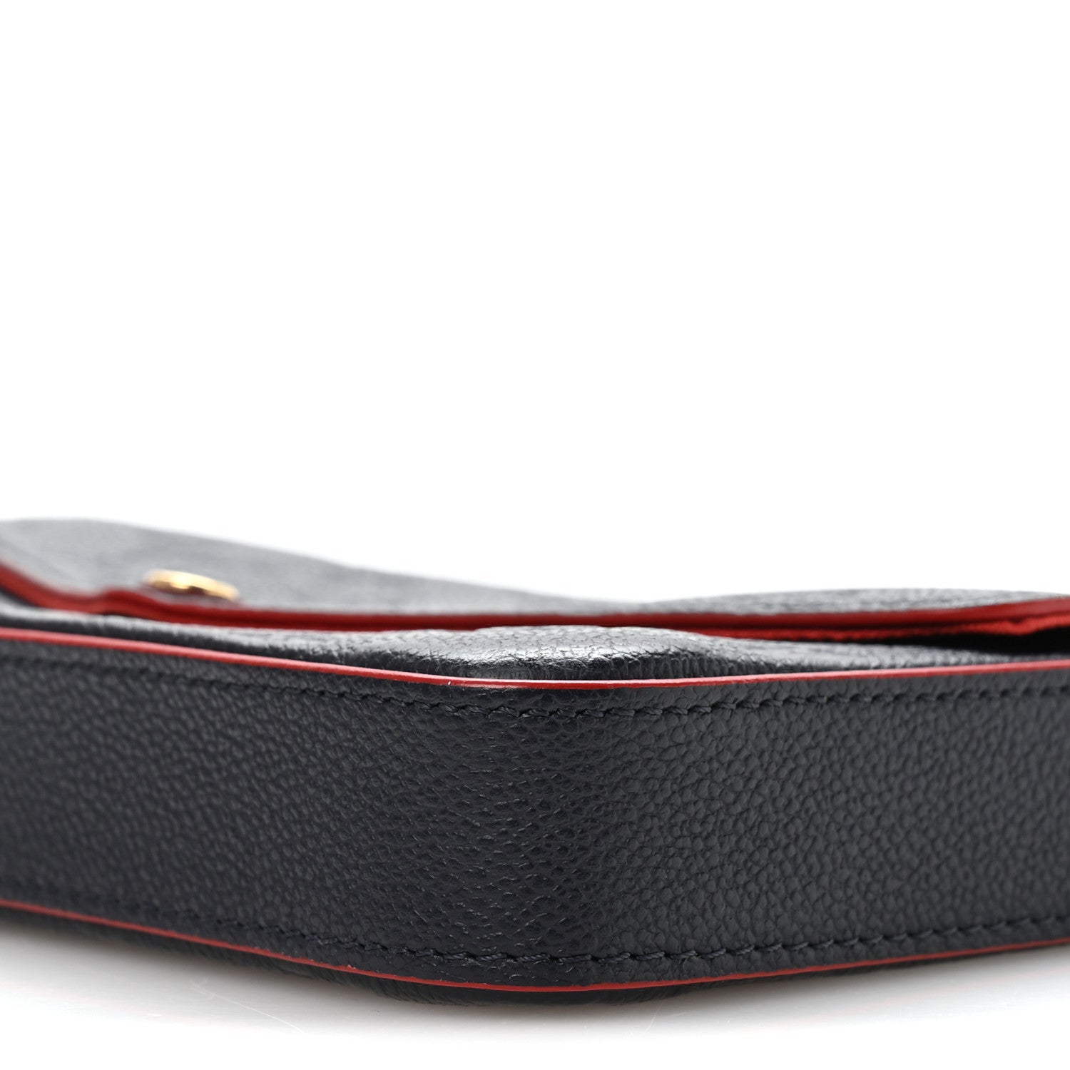 Louis Vuitton Empreinte Pochette Felicie Chain Wallet Marine Rouge