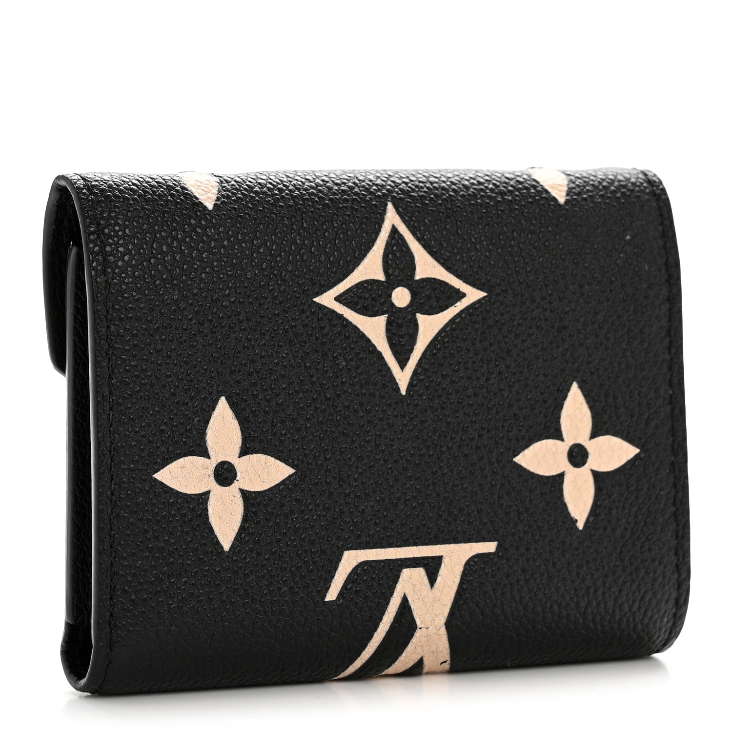 Louis Vuitton Empreinte Monogram Giant Victorine Wallet Black Beige