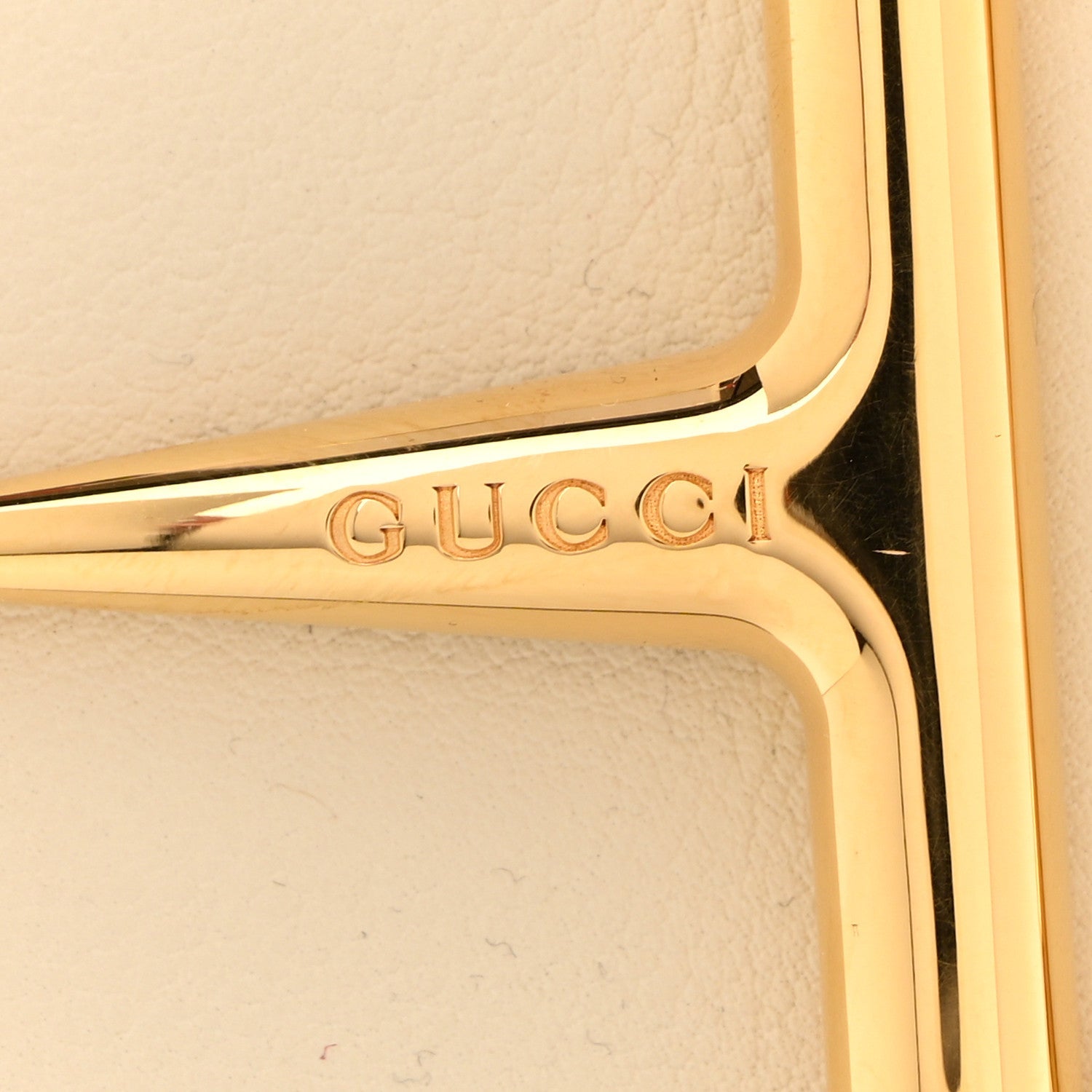 Gucci Arabella Calfskin Horsebit 73 Mini Bucket Bag White