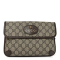 Gucci GG Supreme Monogram Neo Vintage Web Belt Bag Brown