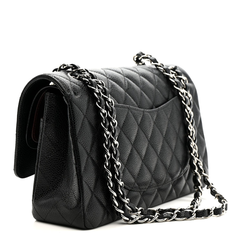 Chanel Caviar Quilted Medium Double Flap Black