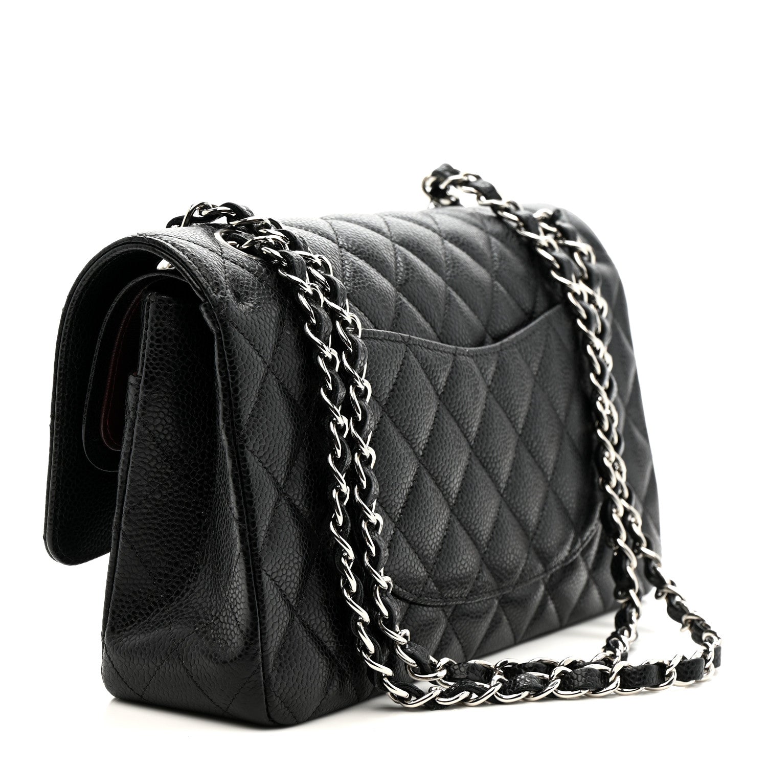 Chanel Caviar Quilted Medium Double Flap Black