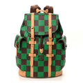 Louis Vuitton Damier Pop Christopher MM Backpack Green