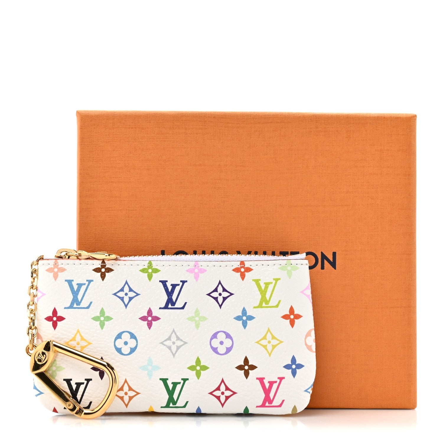 Louis Vuitton LV X TM Monogram Multicolor Key Pouch White
