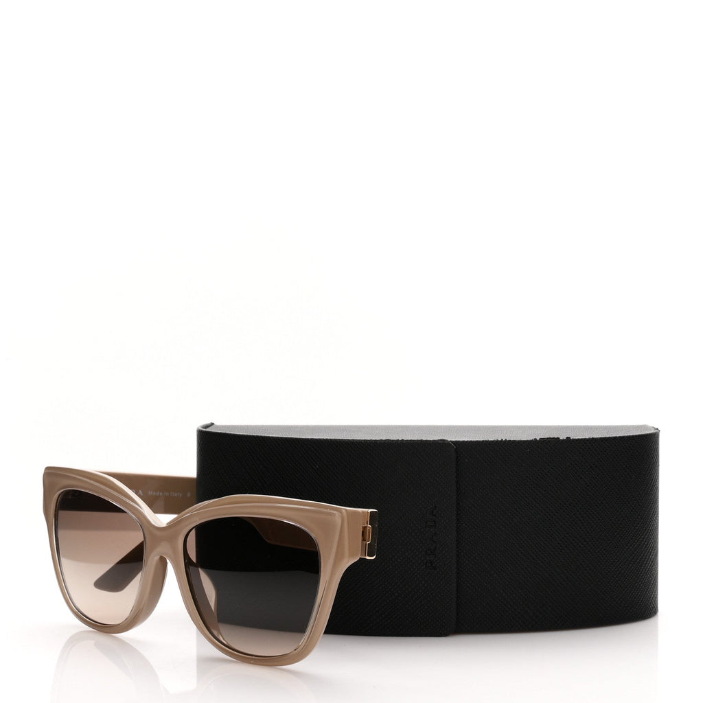 Prada Acetate Cat Eye Sunglasses SPR 23X Beige