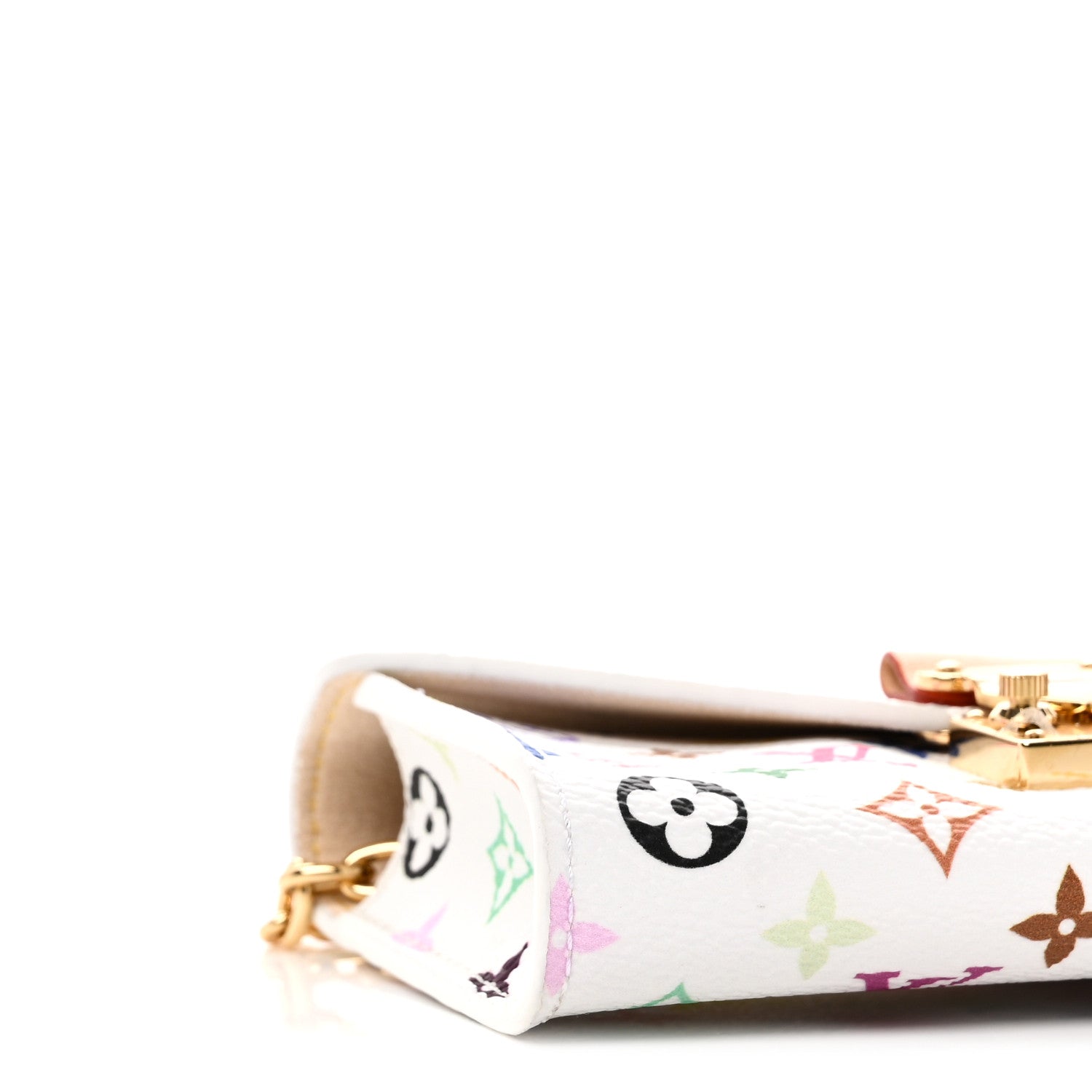 Louis Vuitton LV X TM Monogram Multicolor Pouch Metis Belt White
