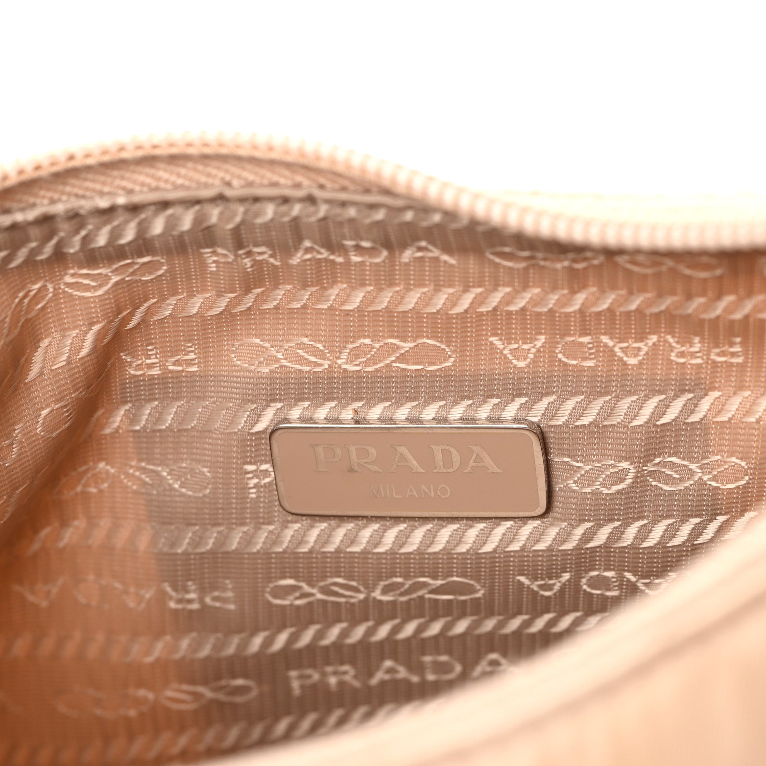 Prada Tessuto Nylon Mini Re-Edition 2000 Bag Cammeo