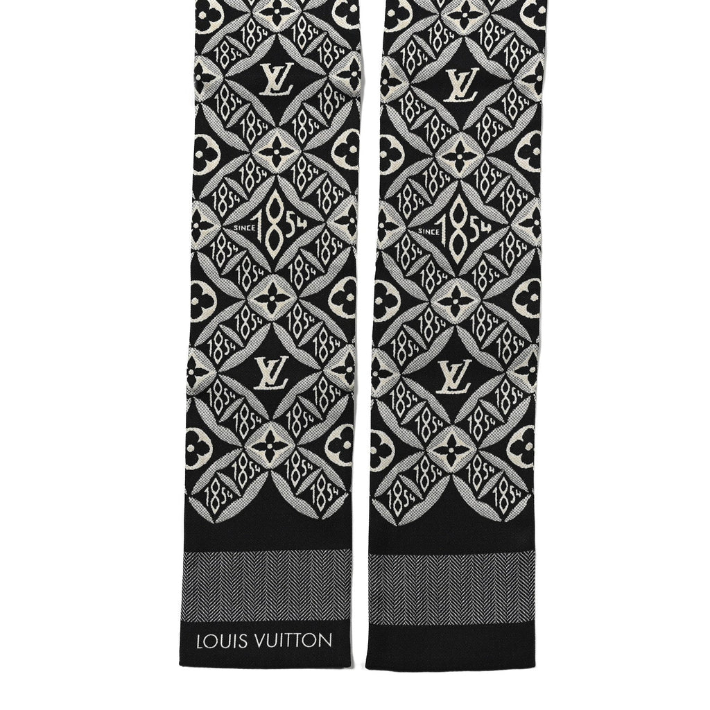 Louis Vuitton Silk Since 1854 Bandeau Gris