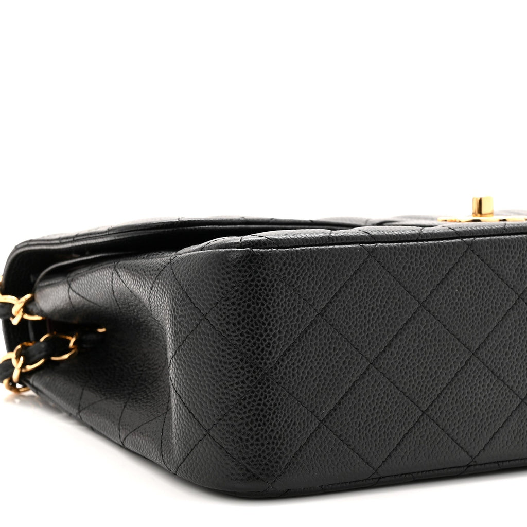 Chanel Caviar Quilted Jumbo Double Flap Black