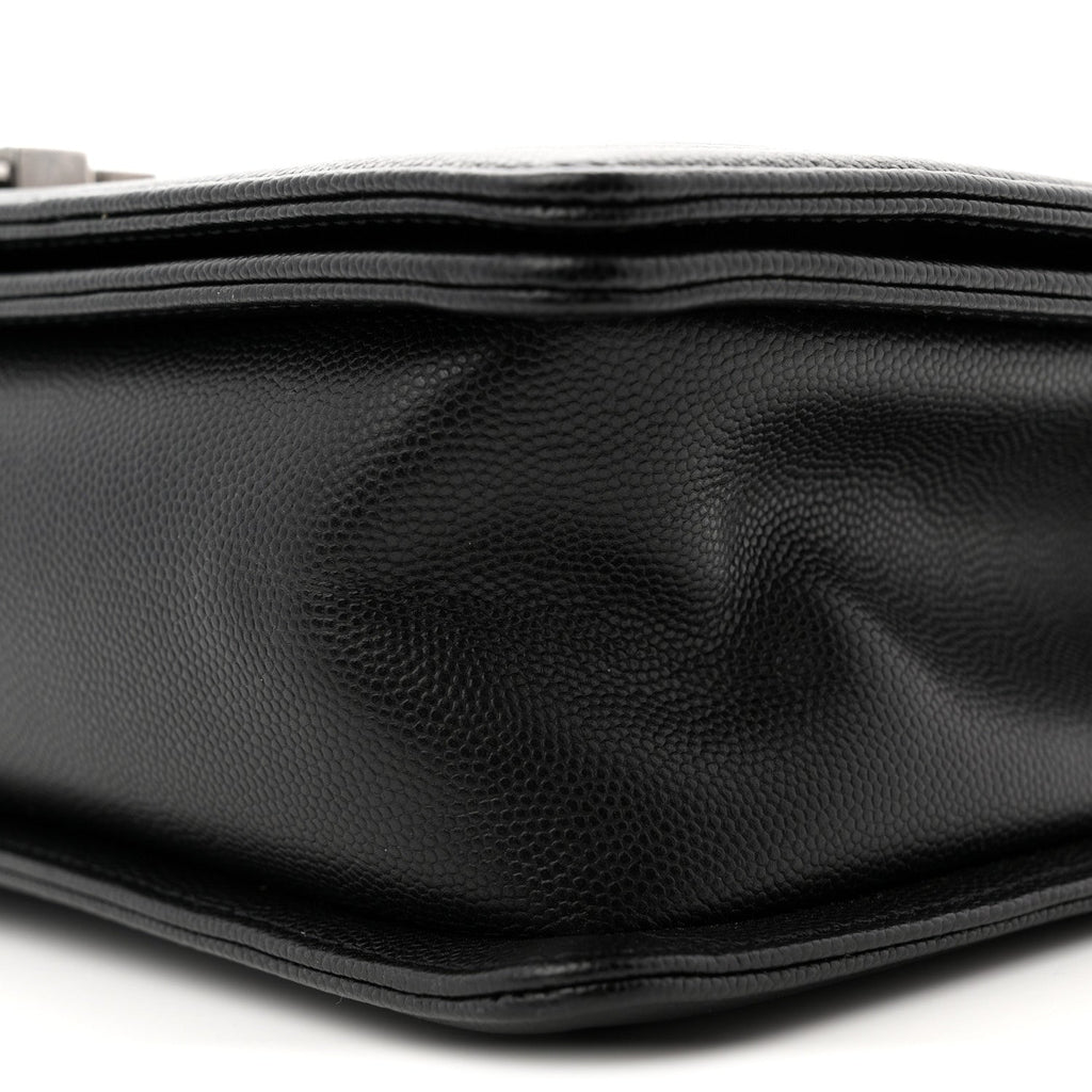 Chanel Caviar Quilted New Medium Boy Flap Black