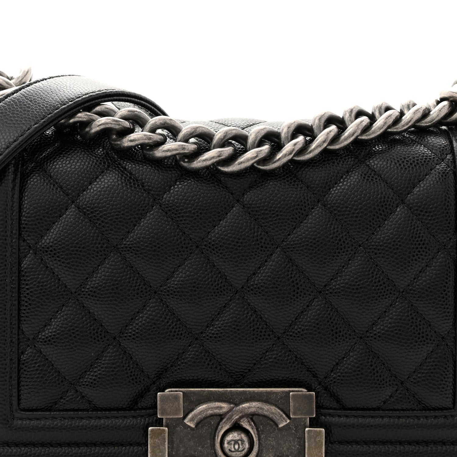 Chanel Caviar Quilted Small Boy Flap Black