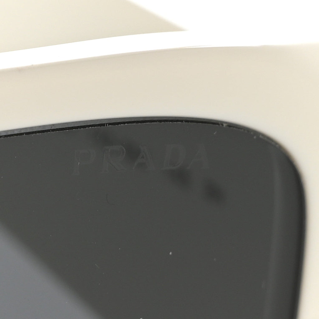 Prada Acetate Symbole Sunglasses SPR 17W White