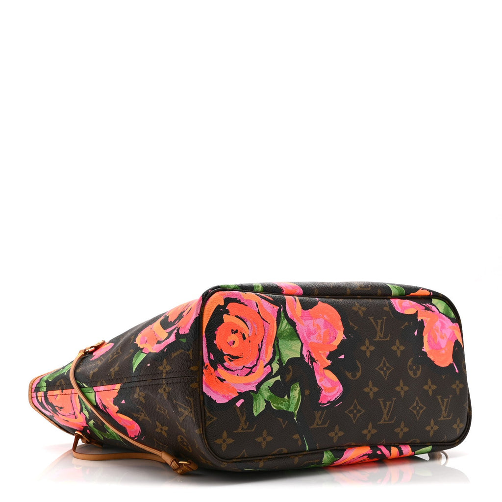 Louis Vuitton Monogram Roses Neverfull MM
