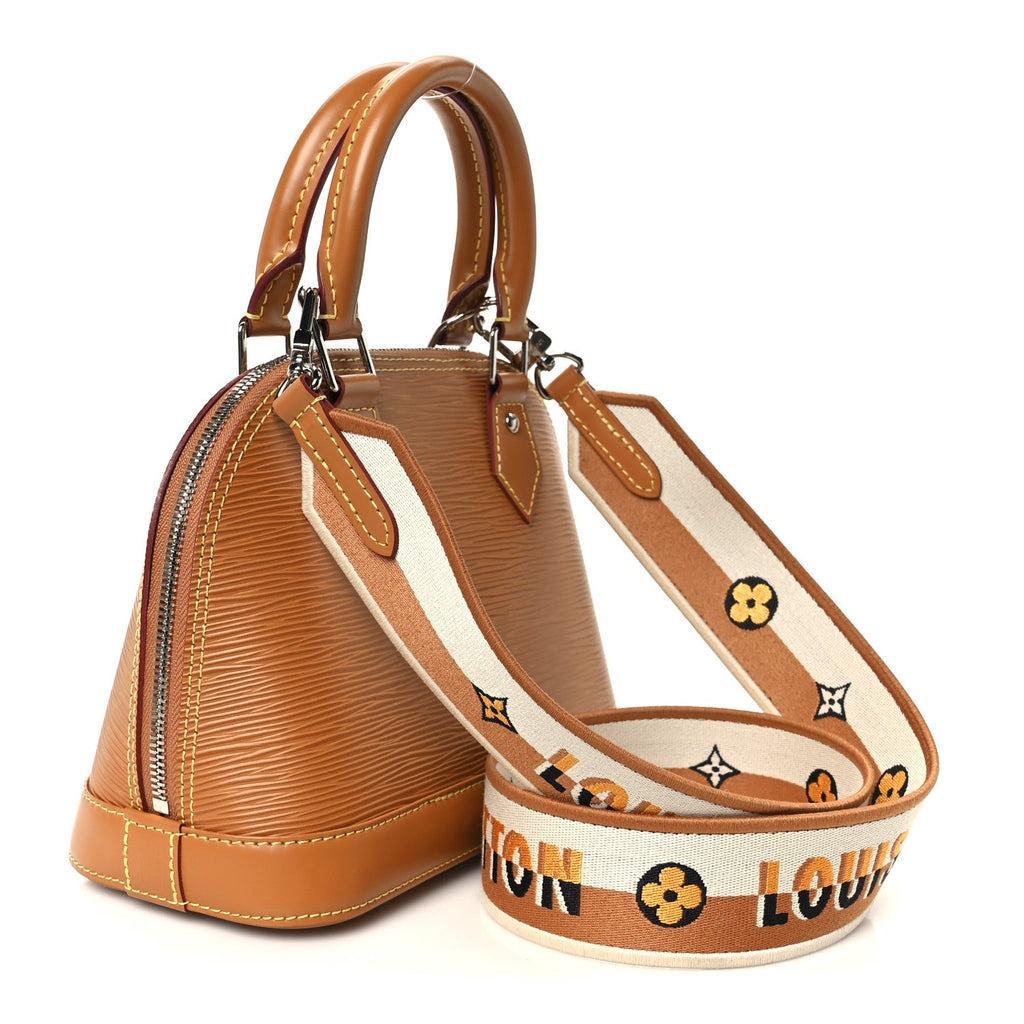 Louis Vuitton Epi Jacquard Alma BB Honey Gold