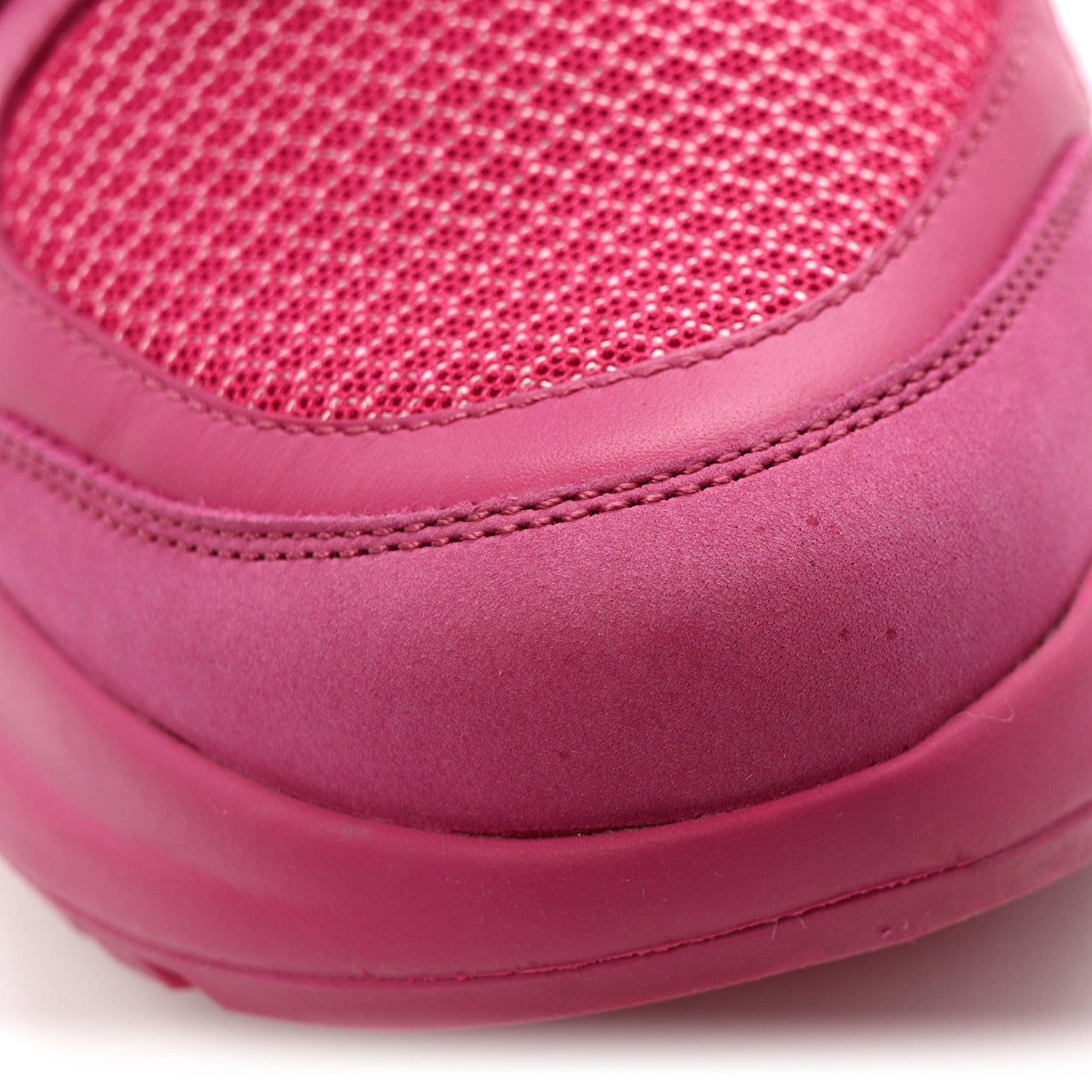 Louis Vuitton Calfskin Technical Nylon LV Archlight Sneakers 37 Rose Pop