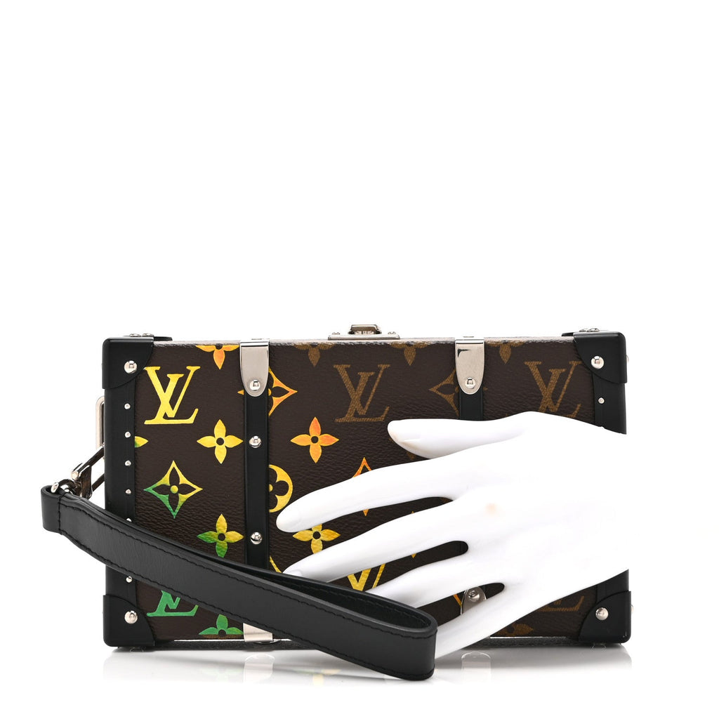 Louis Vuitton Monogram Wallet Trunk Black Multicolor