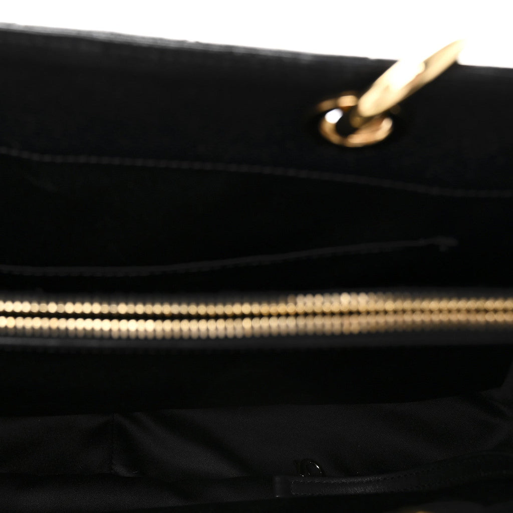 Chanel Caviar Quilted Grand Shopping Tote GST Black