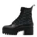Louis Vuitton Denim Malletage Laureate Platform Desert Boots 39 Dark Blue
