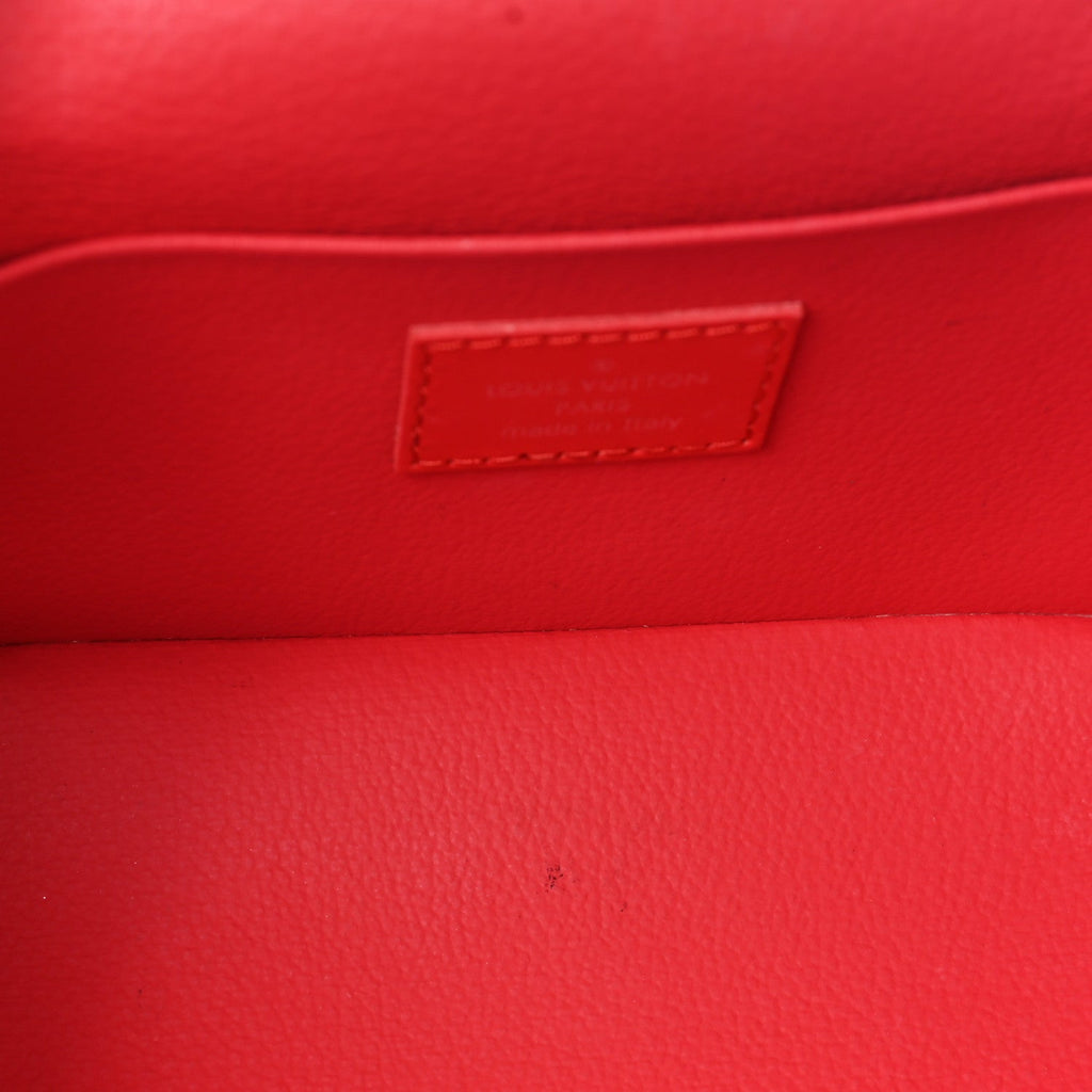 Louis Vuitton Monogram Macassar Nice Mini Rouge