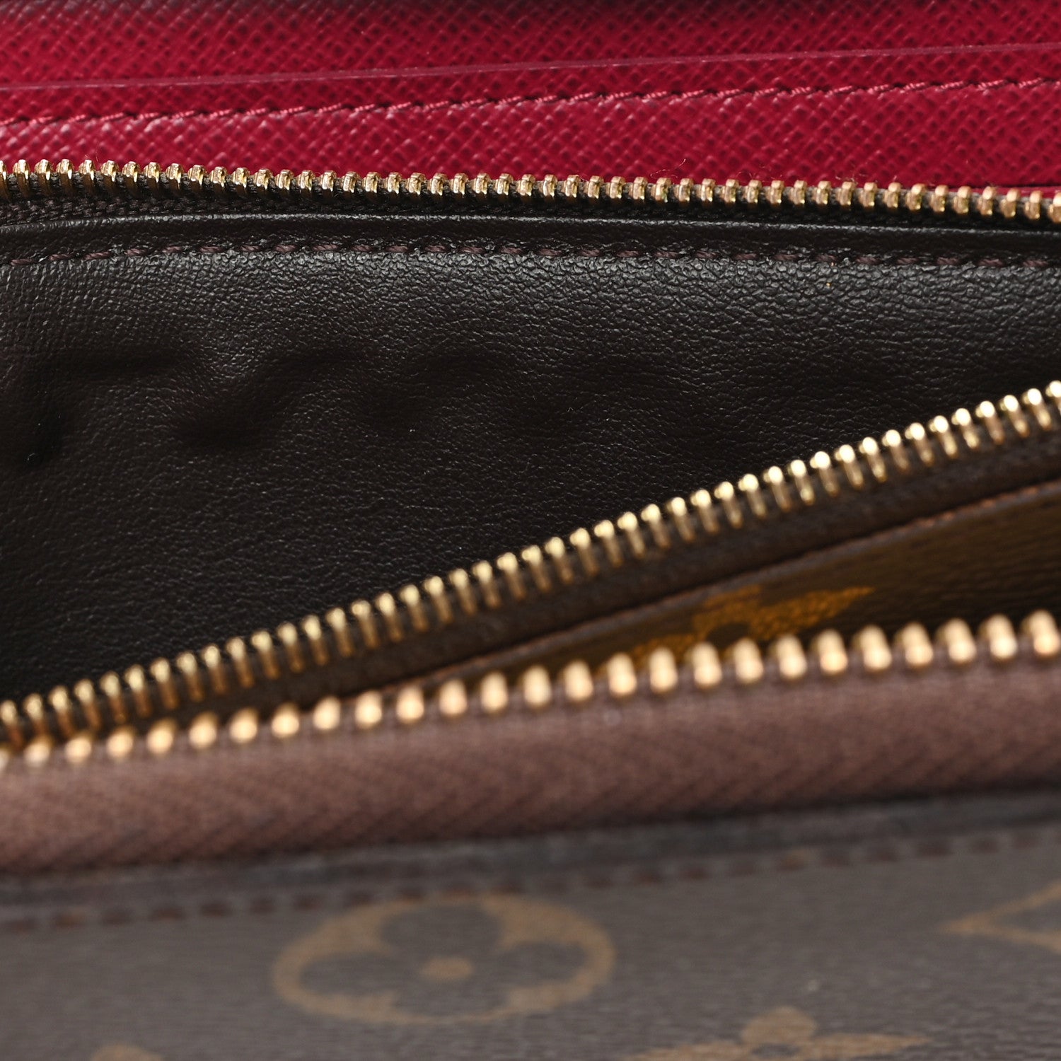 Louis Vuitton Monogram Clemence Wallet Fuchsia