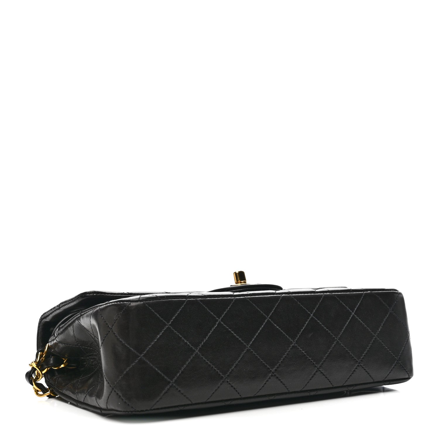 Chanel Lambskin Quilted Small Double Flap Black