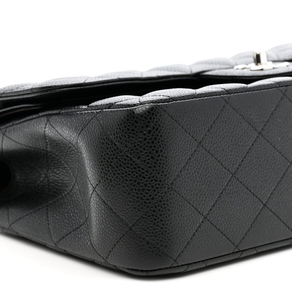 Chanel Caviar Quilted Jumbo Double Flap Black