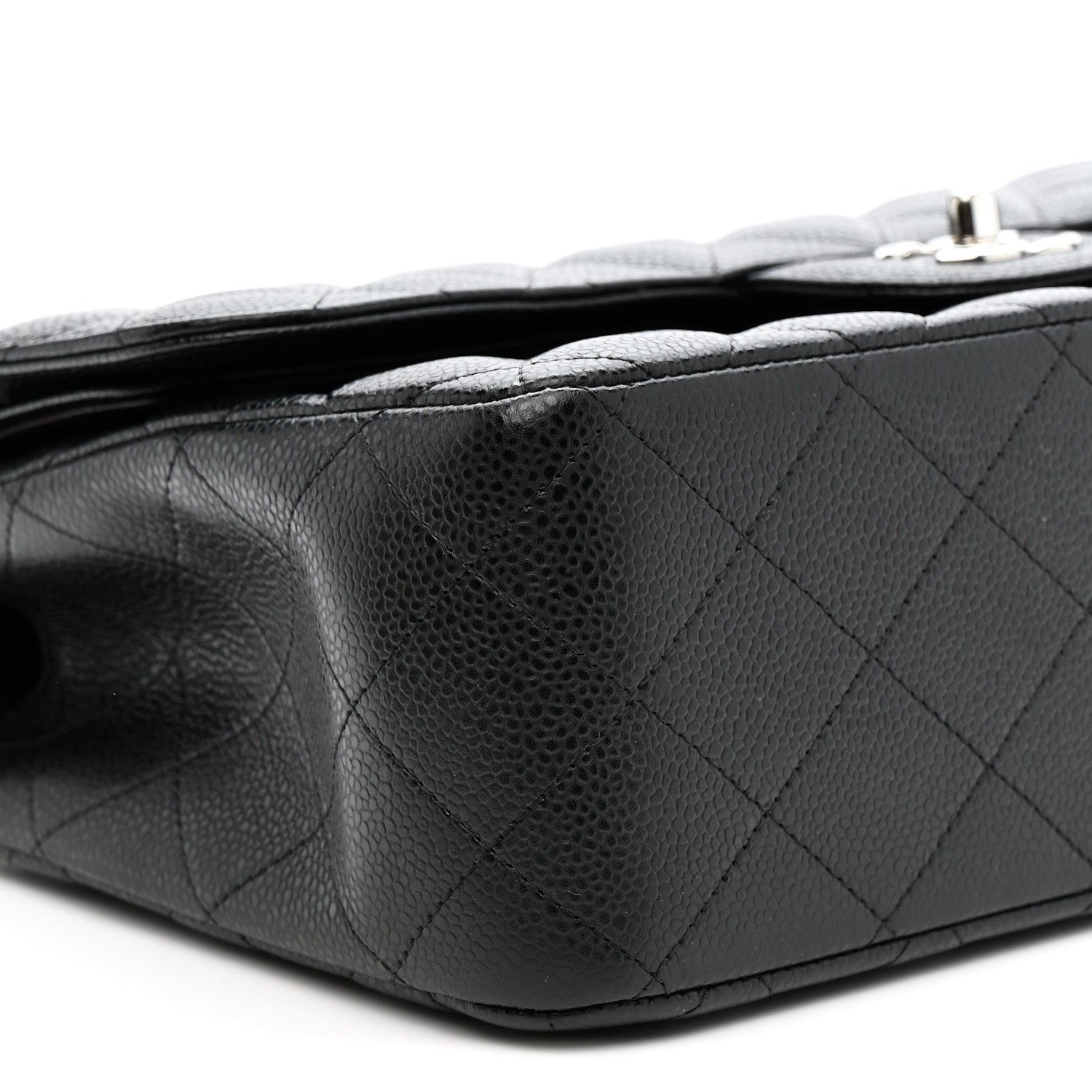 Chanel Caviar Quilted Jumbo Double Flap Black