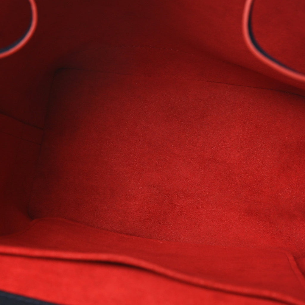 Louis Vuitton Soft Calfskin Lockme Backpack Marine Rouge