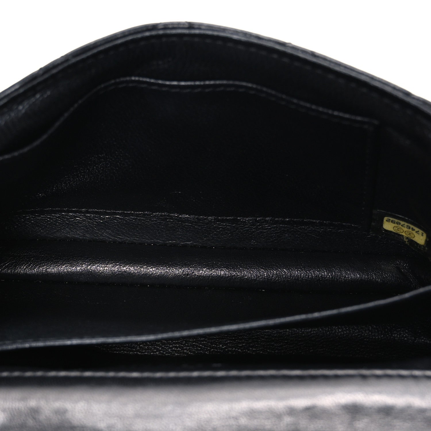 Chanel Lambskin Quilted Extra Mini Rectangular Flap Black