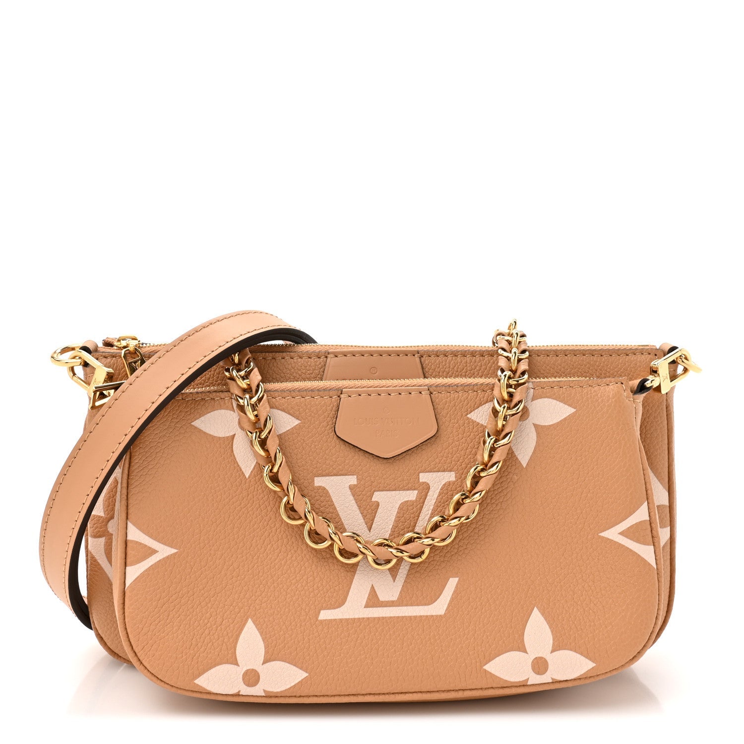 Louis Vuitton Empreinte Monogram Giant Multi Pochette Accessories Arizona Creme