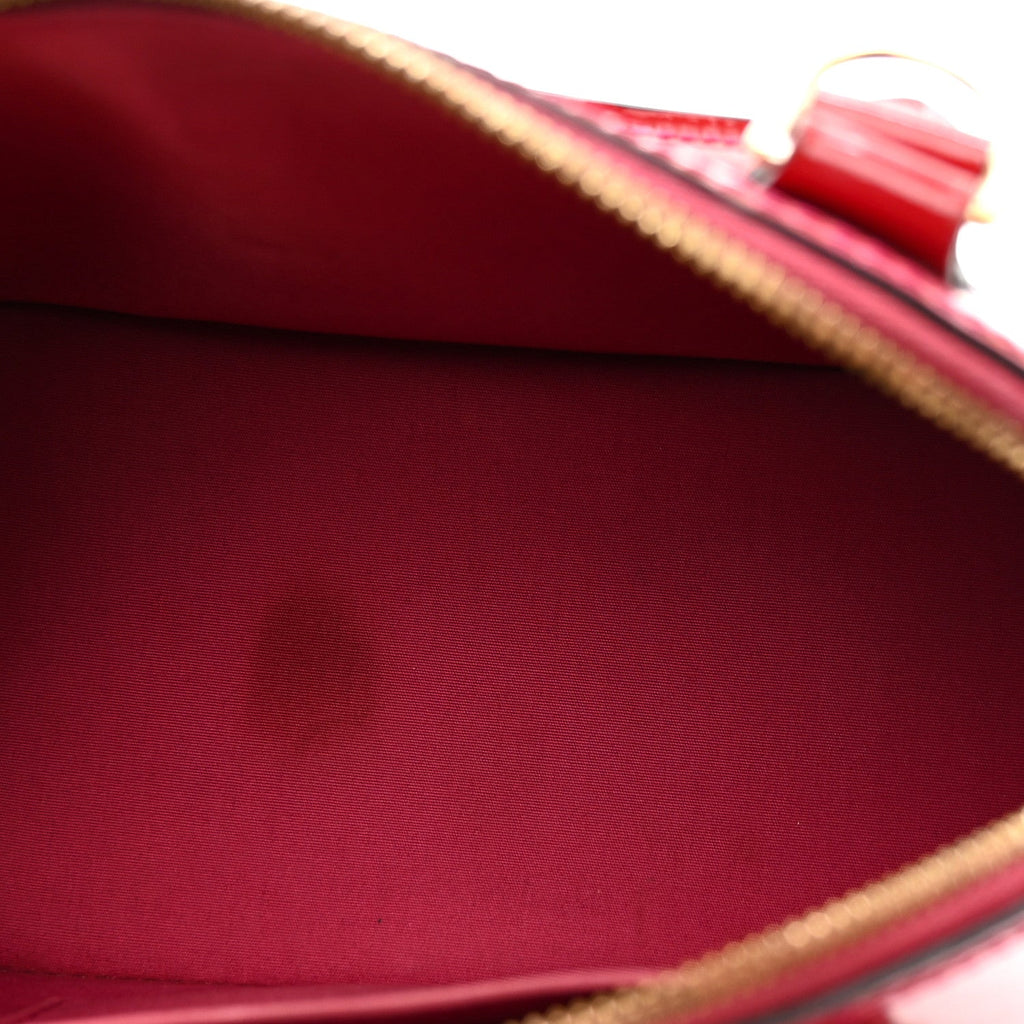 Louis Vuitton Vernis Alma BB Rose Indien