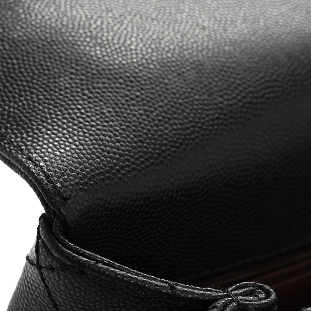 Chanel Caviar Quilted Small Coco Chain Handle Flap Black