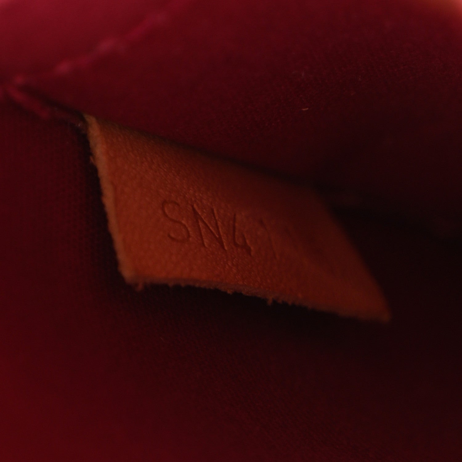 Louis Vuitton Vernis Alma BB Rose Indien