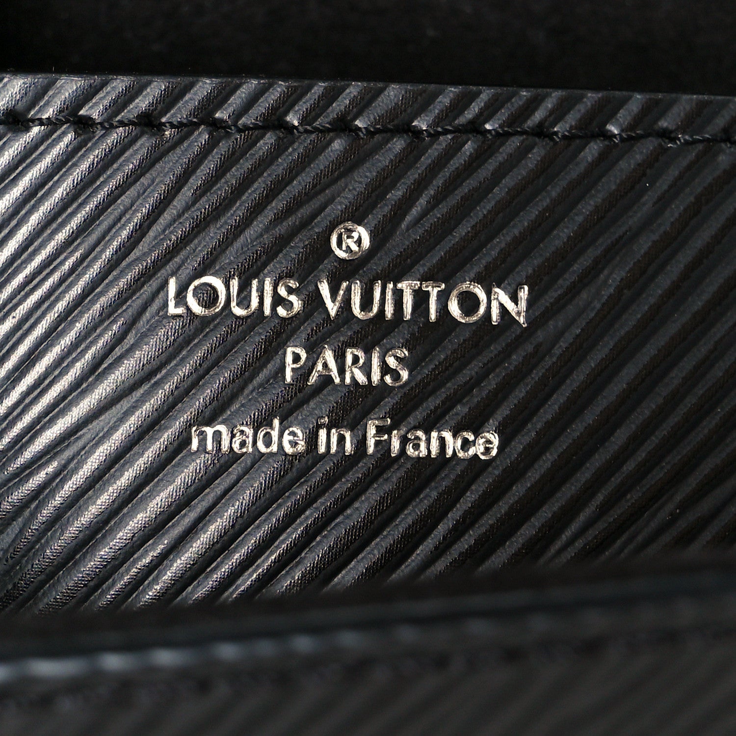 Louis Vuitton Epi Embroidered Twist Shoulder Bag MM  Black