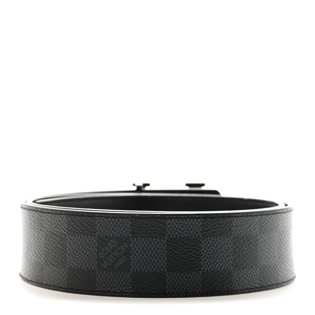 Louis Vuitton Damier Graphite 40mm LV Initiales 85 34 Belt