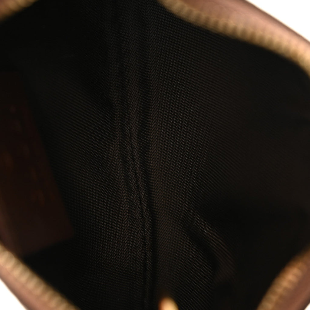 Gucci GG Supreme Monogram Key Case Brown