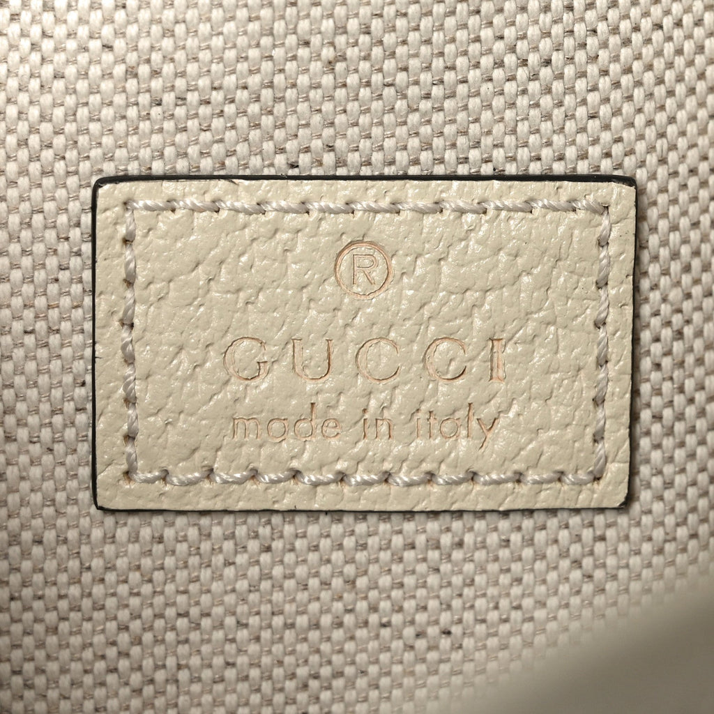 Gucci GG Supreme Monogram Web Small Ophidia Belt Bag 85 34 Beige Ebony White