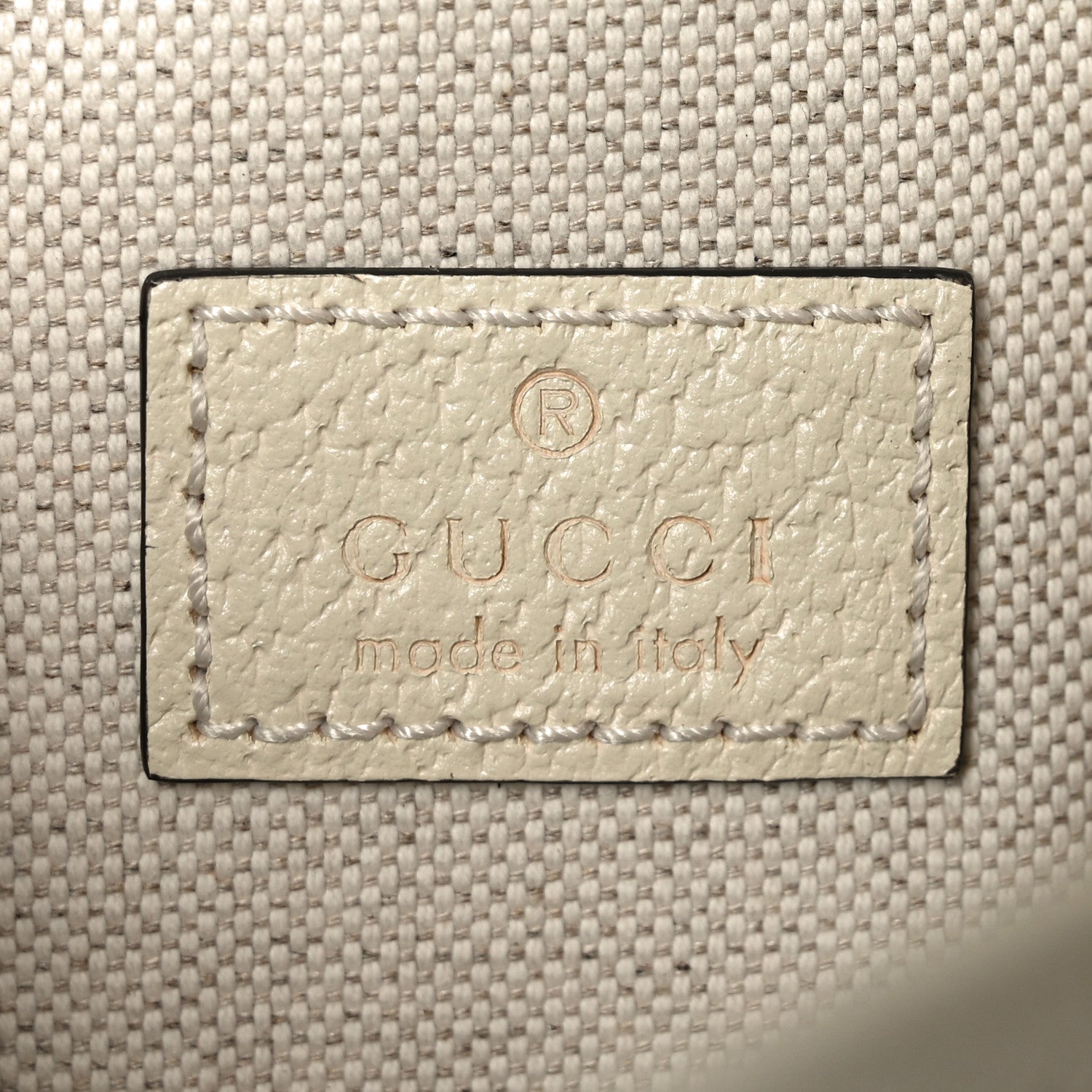 Gucci GG Supreme Monogram Web Small Ophidia Belt Bag 85 34 Beige Ebony White