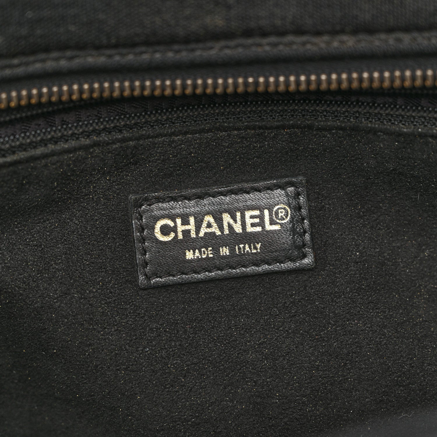 Chanel Jersey Square Quilted Bowler Black
