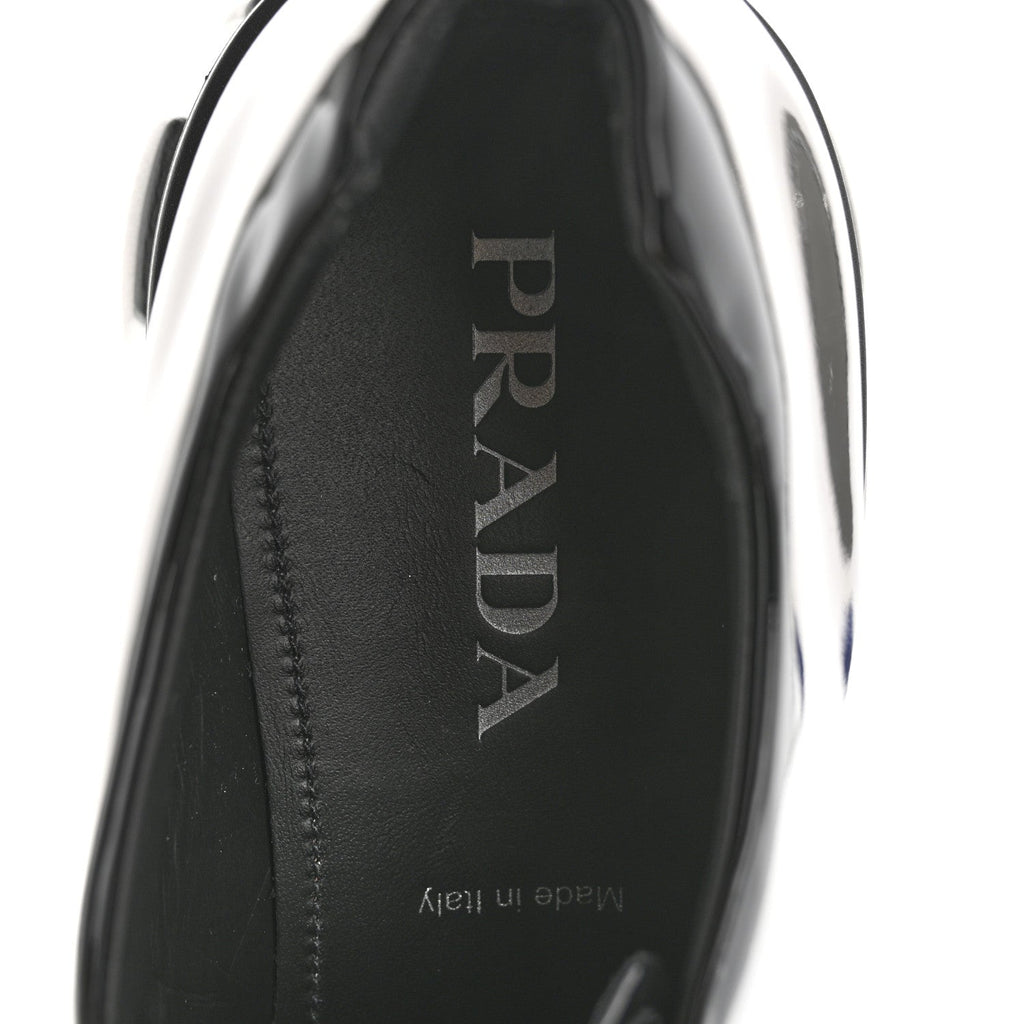 Prada Monolith 55mm Derby Loafers 8 Black