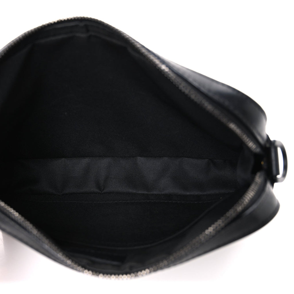 Louis Vuitton Calfskin Monogram Shadow Duo Messenger Black