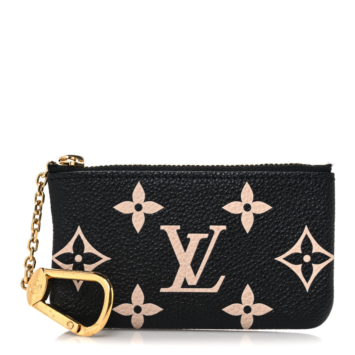 Louis Vuitton Empreinte Monogram Giant Key Pouch Black Beige