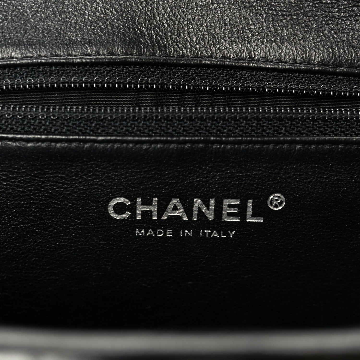 Chanel Lambskin Quilted Timeless Clutch Black