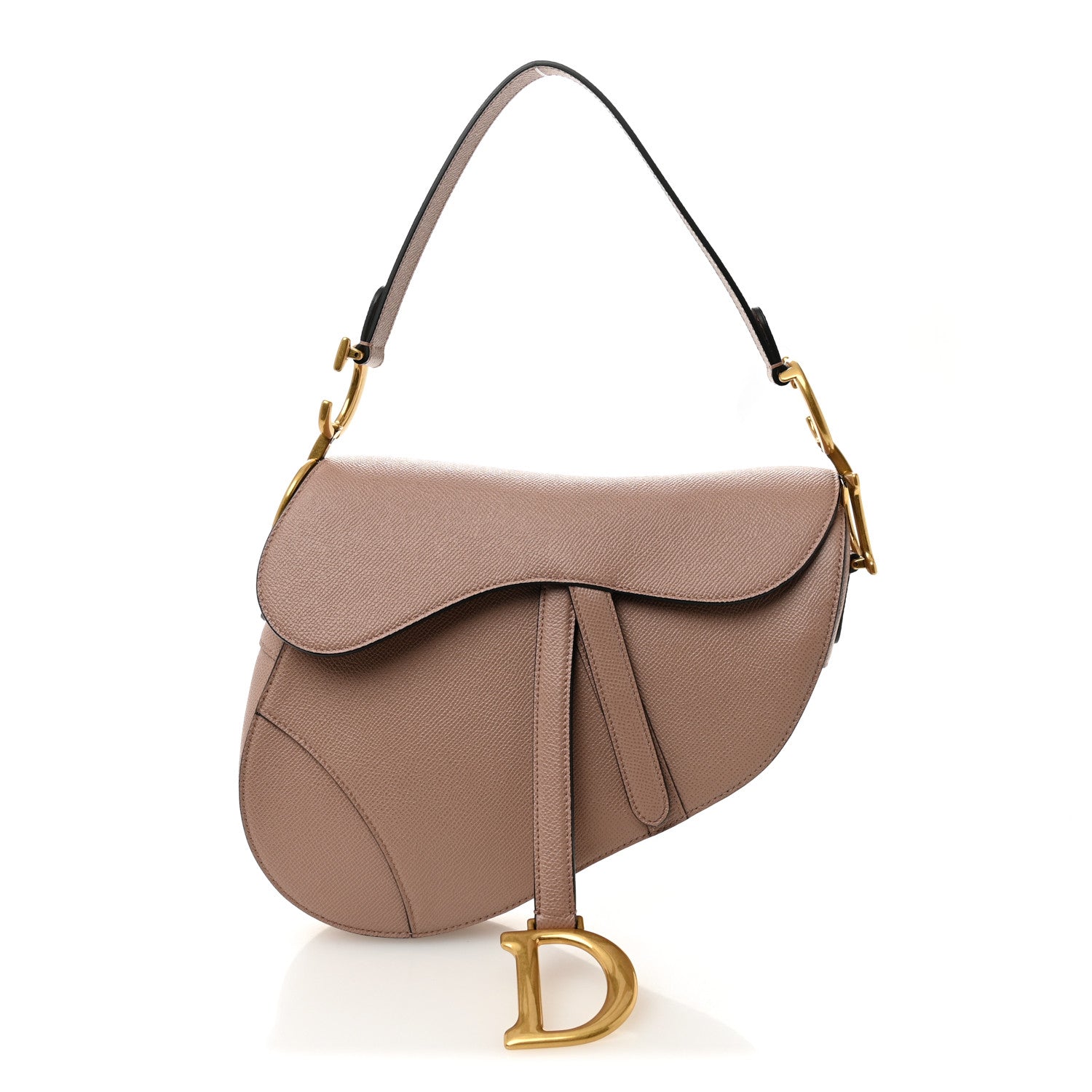 Christian Dior Calfskin Saddle Bag Pink