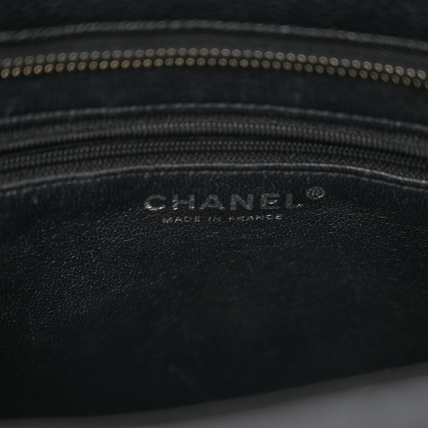 Chanel Caviar Quilted Medallion Tote Black