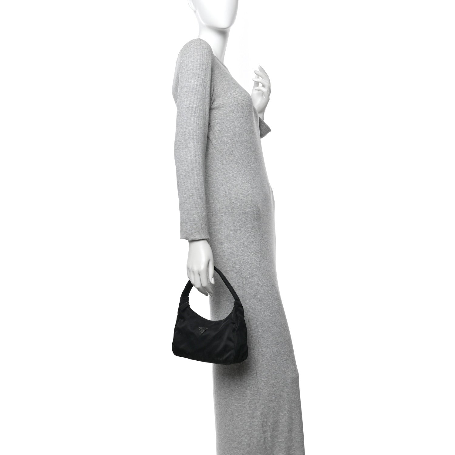 Prada Tessuto Nylon Sport Mini Shoulder Bag Black