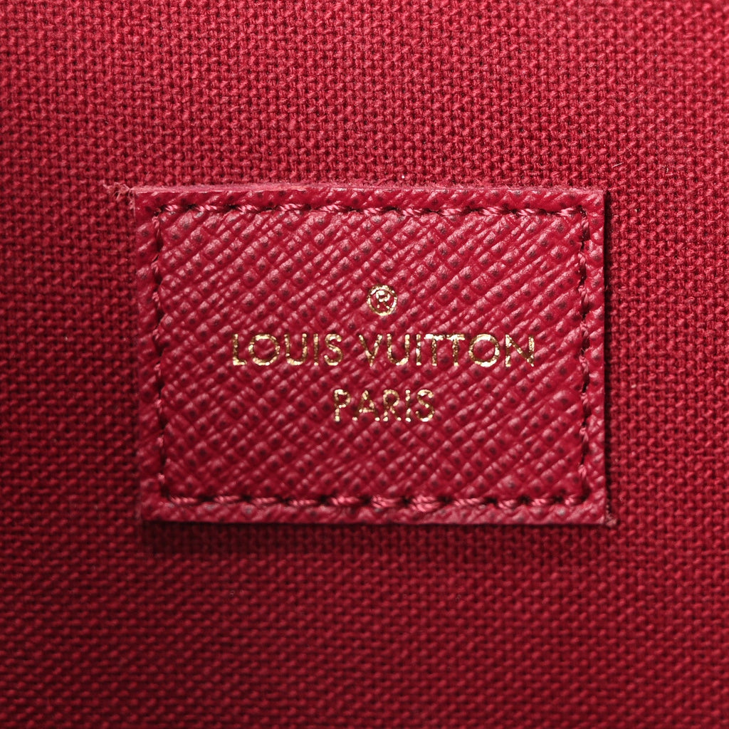 Louis Vuitton Monogram Pochette Felicie Chain Wallet Fuchsia