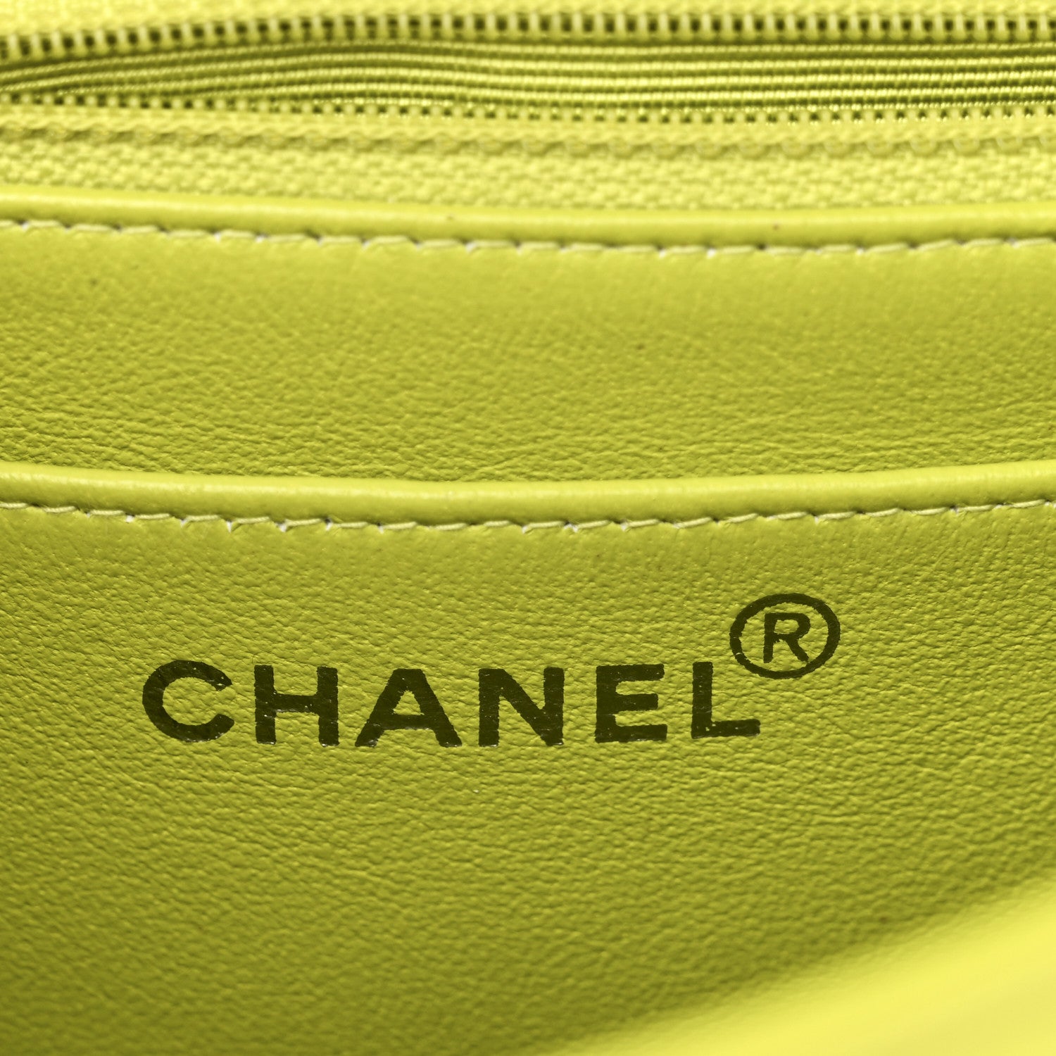 Chanel Lambskin Quilted CC Single Flap Green
